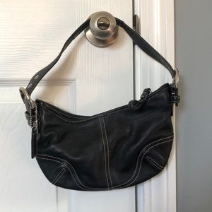 Small coach black purse